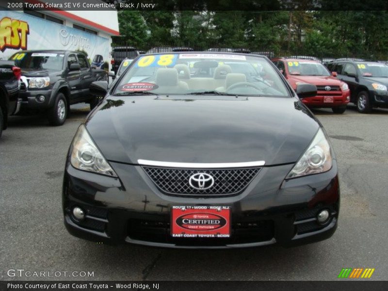 Black / Ivory 2008 Toyota Solara SE V6 Convertible