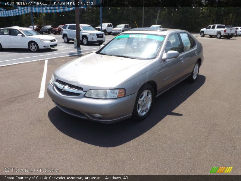 Platinum Metallic / Blond 2000 Nissan Altima GLE