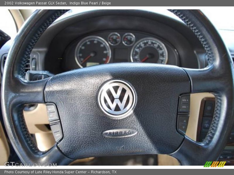Indigo Blue Pearl / Beige 2002 Volkswagen Passat GLX Sedan