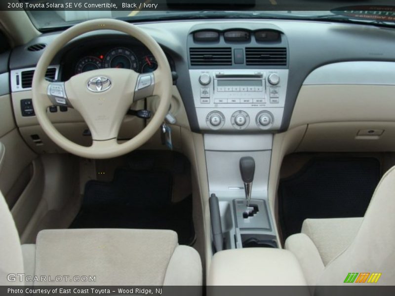 Dashboard of 2008 Solara SE V6 Convertible