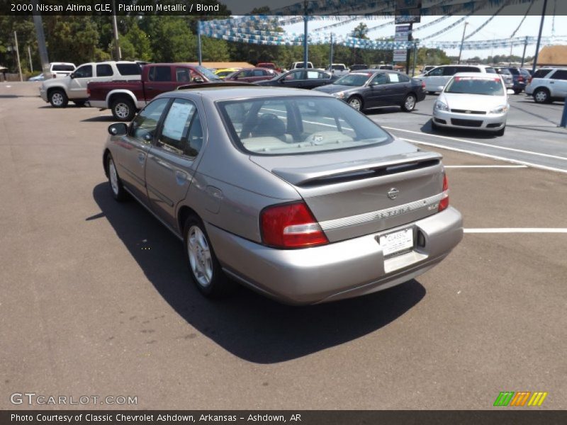 Platinum Metallic / Blond 2000 Nissan Altima GLE