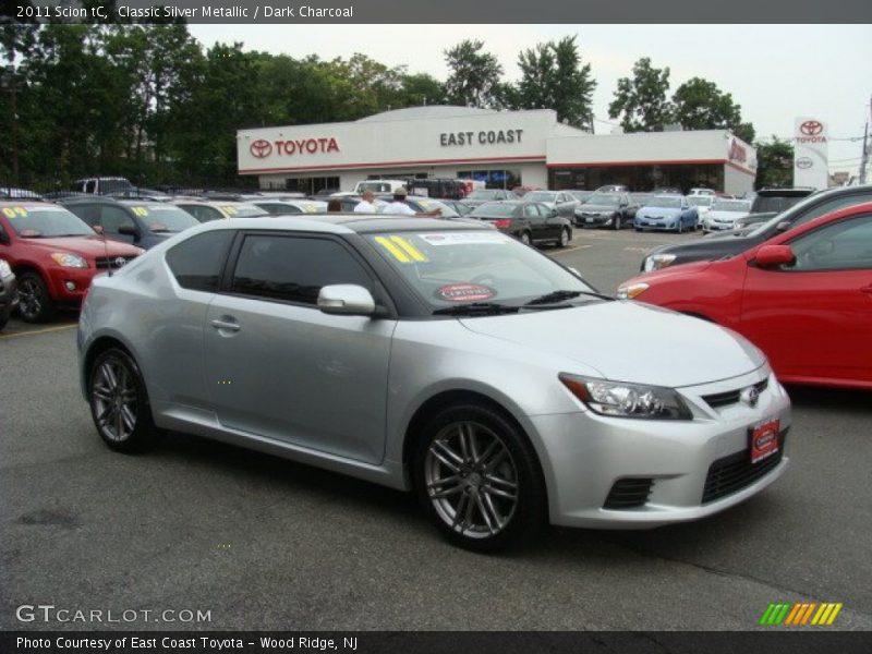 Classic Silver Metallic / Dark Charcoal 2011 Scion tC