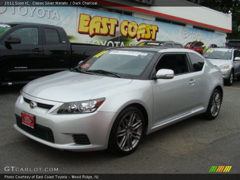 Classic Silver Metallic / Dark Charcoal 2011 Scion tC