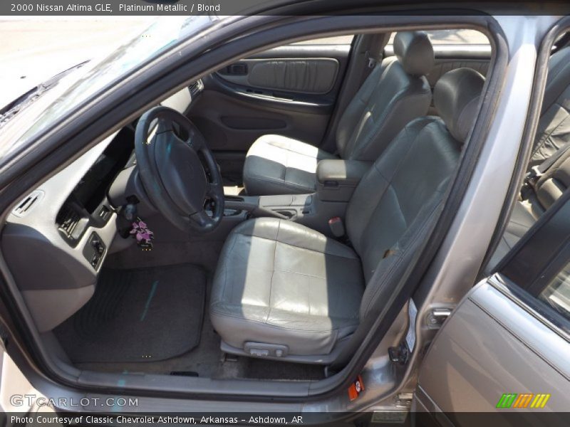 Platinum Metallic / Blond 2000 Nissan Altima GLE