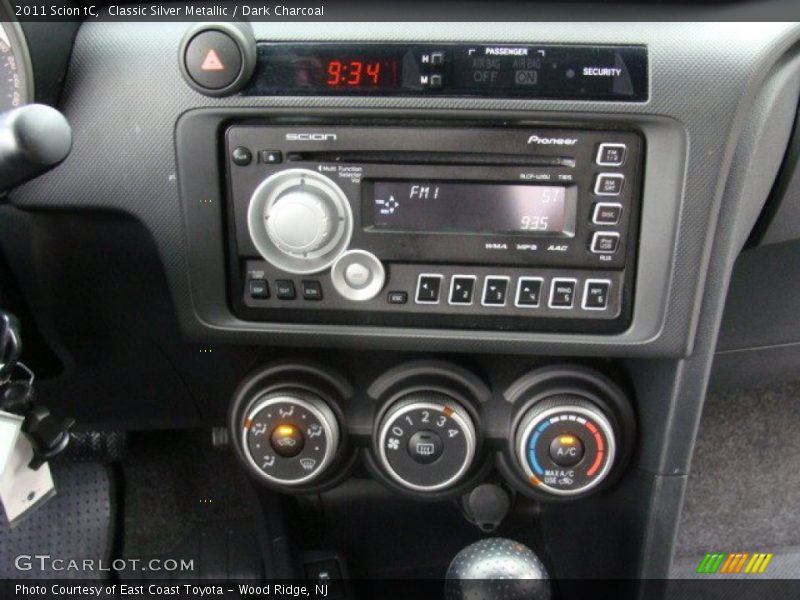 Classic Silver Metallic / Dark Charcoal 2011 Scion tC