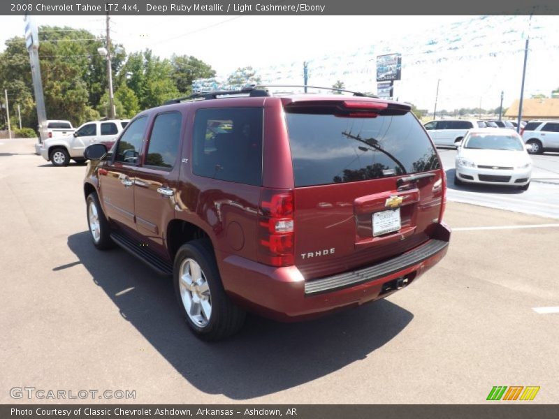 Deep Ruby Metallic / Light Cashmere/Ebony 2008 Chevrolet Tahoe LTZ 4x4