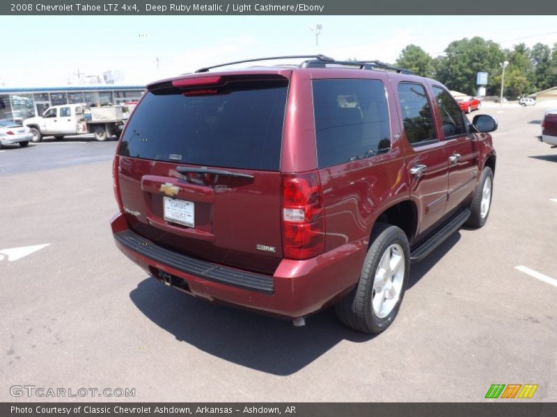 Deep Ruby Metallic / Light Cashmere/Ebony 2008 Chevrolet Tahoe LTZ 4x4