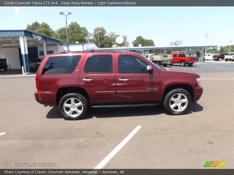 Deep Ruby Metallic / Light Cashmere/Ebony 2008 Chevrolet Tahoe LTZ 4x4