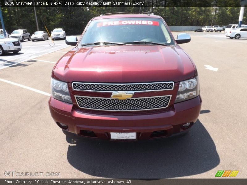 Deep Ruby Metallic / Light Cashmere/Ebony 2008 Chevrolet Tahoe LTZ 4x4