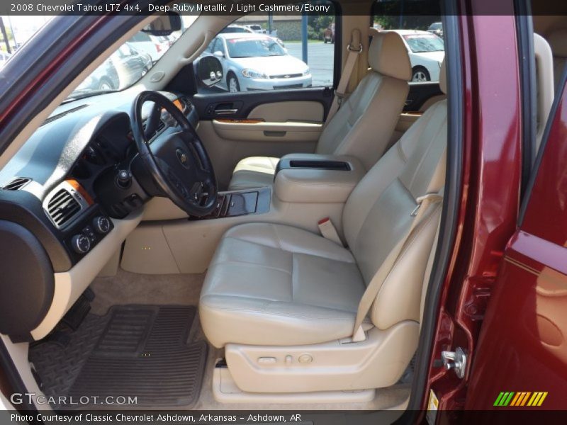 Deep Ruby Metallic / Light Cashmere/Ebony 2008 Chevrolet Tahoe LTZ 4x4