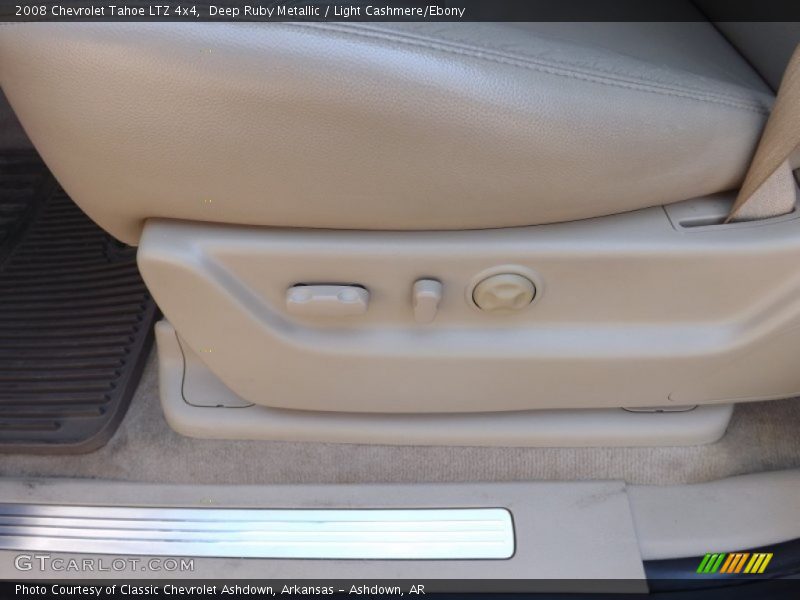 Deep Ruby Metallic / Light Cashmere/Ebony 2008 Chevrolet Tahoe LTZ 4x4
