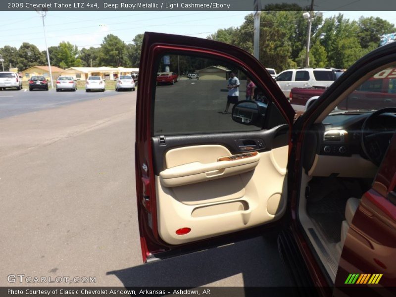 Deep Ruby Metallic / Light Cashmere/Ebony 2008 Chevrolet Tahoe LTZ 4x4