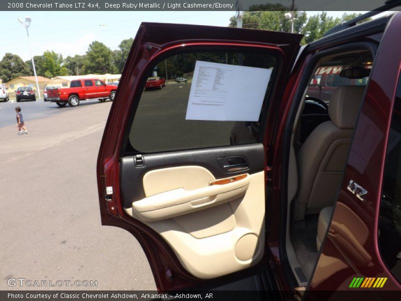 Deep Ruby Metallic / Light Cashmere/Ebony 2008 Chevrolet Tahoe LTZ 4x4