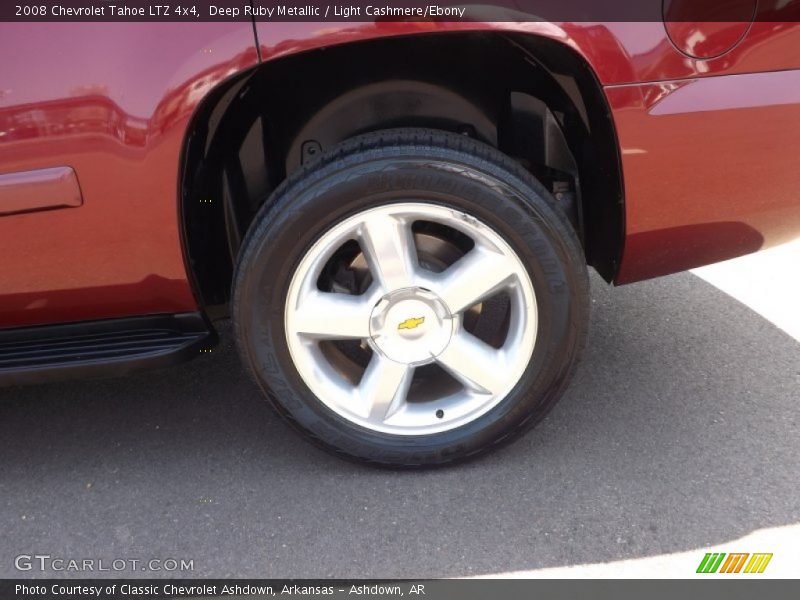 Deep Ruby Metallic / Light Cashmere/Ebony 2008 Chevrolet Tahoe LTZ 4x4