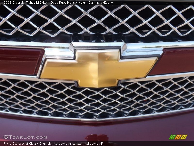 Deep Ruby Metallic / Light Cashmere/Ebony 2008 Chevrolet Tahoe LTZ 4x4