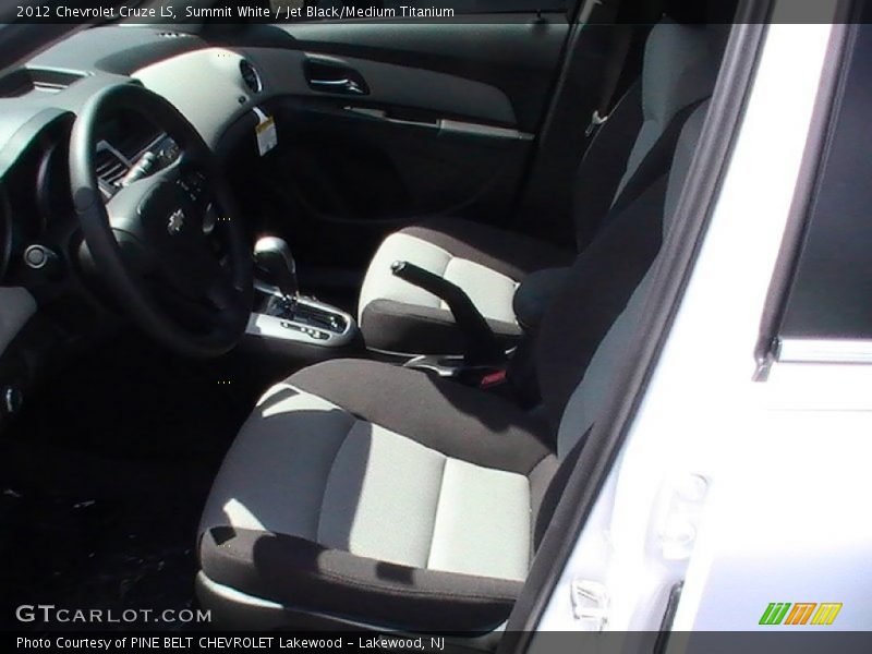 Summit White / Jet Black/Medium Titanium 2012 Chevrolet Cruze LS