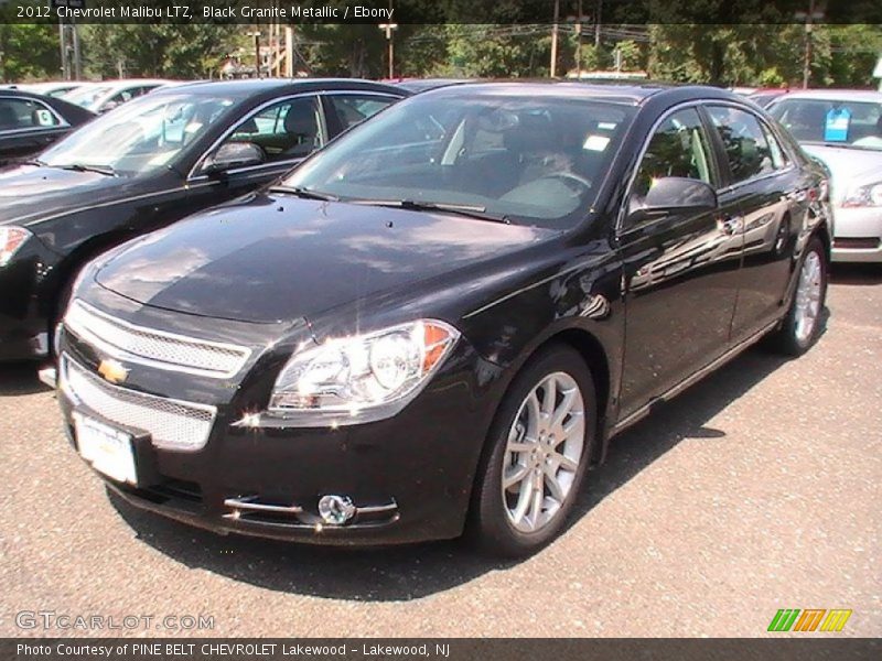 Black Granite Metallic / Ebony 2012 Chevrolet Malibu LTZ