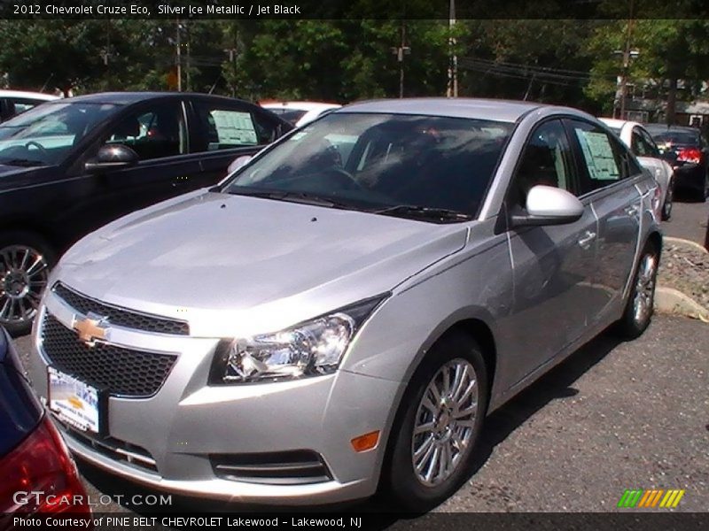 Silver Ice Metallic / Jet Black 2012 Chevrolet Cruze Eco