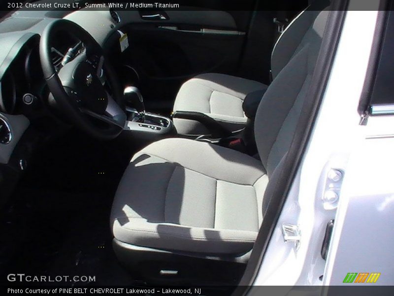 Summit White / Medium Titanium 2012 Chevrolet Cruze LT