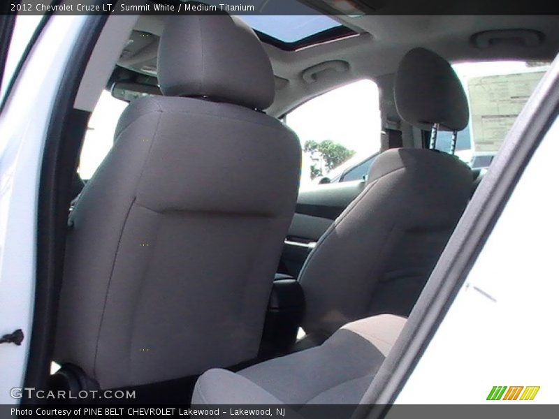 Summit White / Medium Titanium 2012 Chevrolet Cruze LT