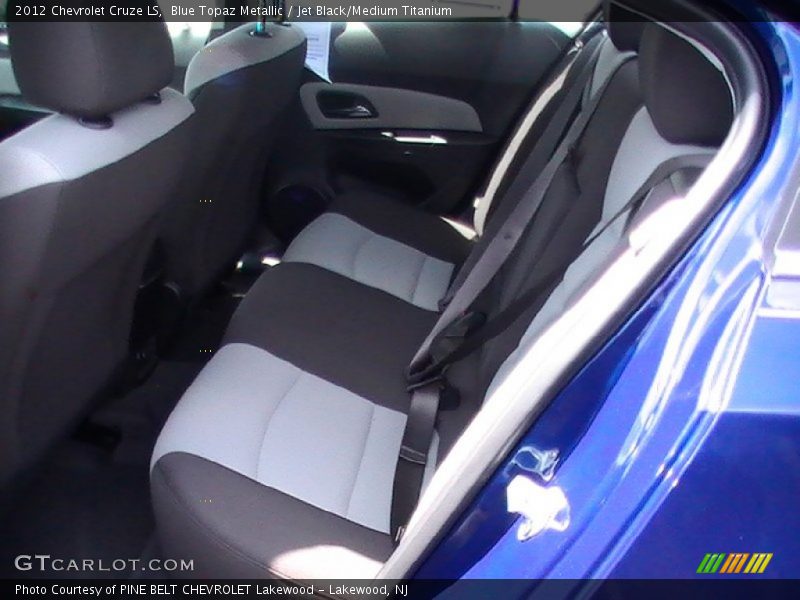 Blue Topaz Metallic / Jet Black/Medium Titanium 2012 Chevrolet Cruze LS