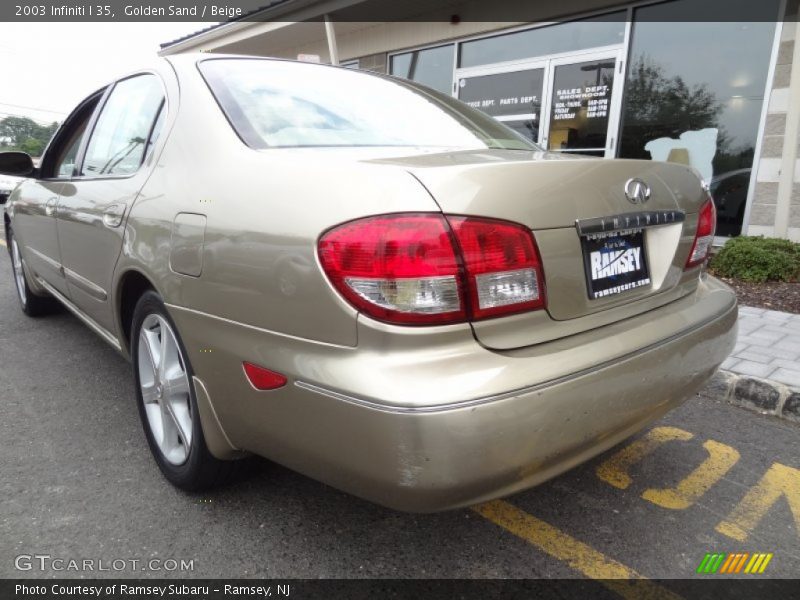 Golden Sand / Beige 2003 Infiniti I 35