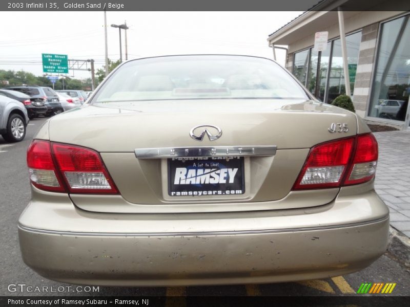 Golden Sand / Beige 2003 Infiniti I 35
