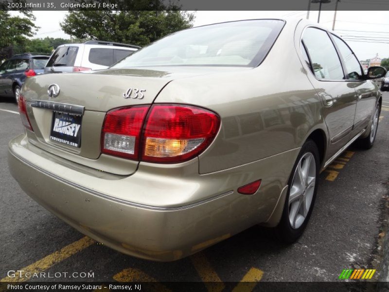 Golden Sand / Beige 2003 Infiniti I 35