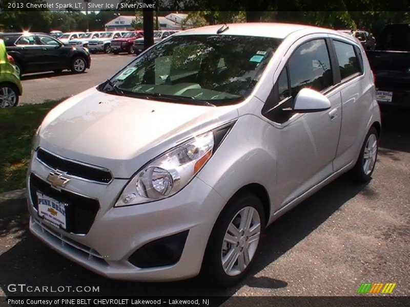 Silver Ice / Silver/Silver 2013 Chevrolet Spark LT