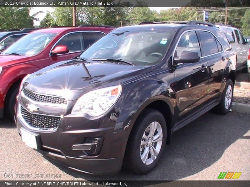 Ashen Gray Metallic / Jet Black 2013 Chevrolet Equinox LT