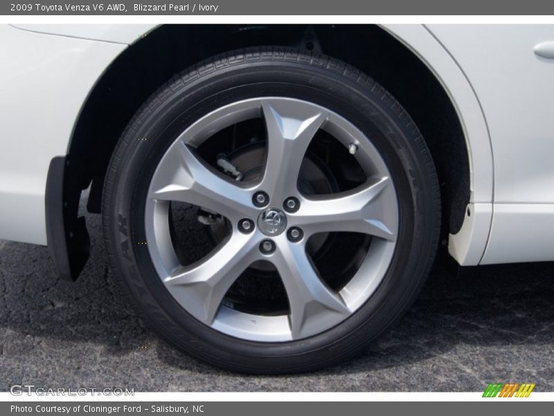 Blizzard Pearl / Ivory 2009 Toyota Venza V6 AWD
