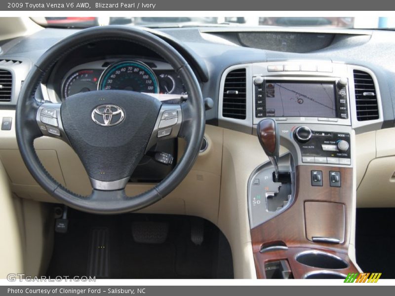 Blizzard Pearl / Ivory 2009 Toyota Venza V6 AWD