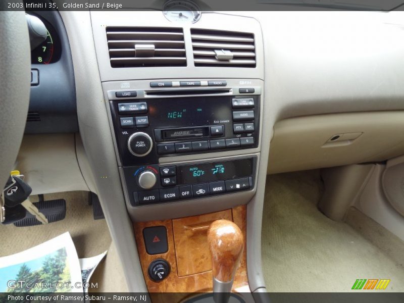 Golden Sand / Beige 2003 Infiniti I 35