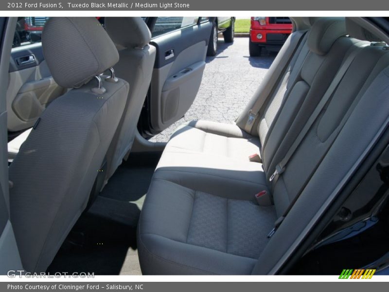 Tuxedo Black Metallic / Medium Light Stone 2012 Ford Fusion S
