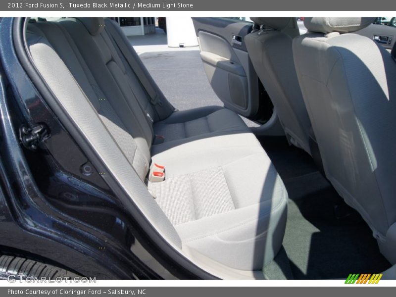 Tuxedo Black Metallic / Medium Light Stone 2012 Ford Fusion S