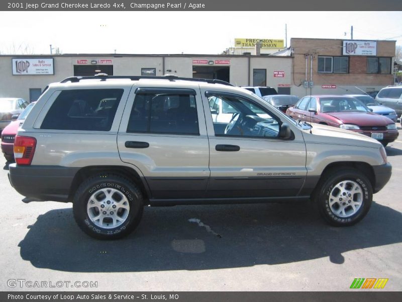 Champagne Pearl / Agate 2001 Jeep Grand Cherokee Laredo 4x4