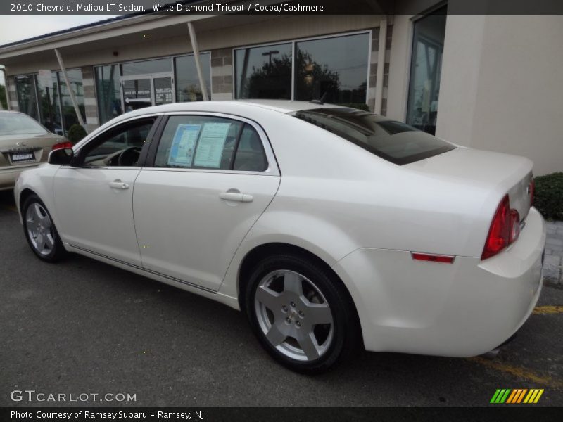  2010 Malibu LT Sedan White Diamond Tricoat