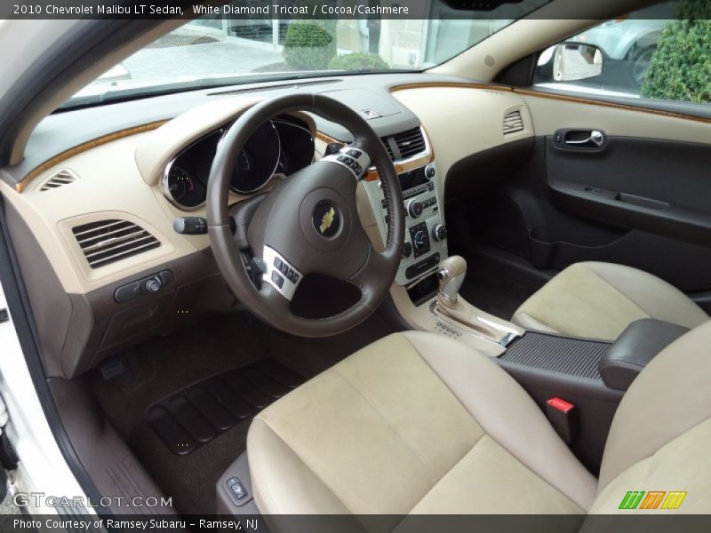 Cocoa/Cashmere Interior - 2010 Malibu LT Sedan 