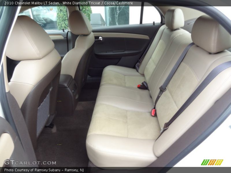 Rear Seat of 2010 Malibu LT Sedan