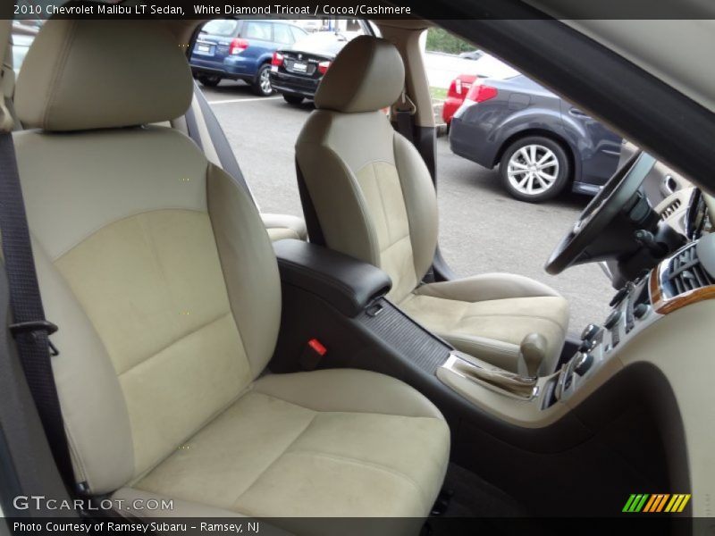 Front Seat of 2010 Malibu LT Sedan