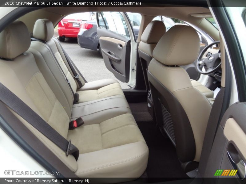 Rear Seat of 2010 Malibu LT Sedan