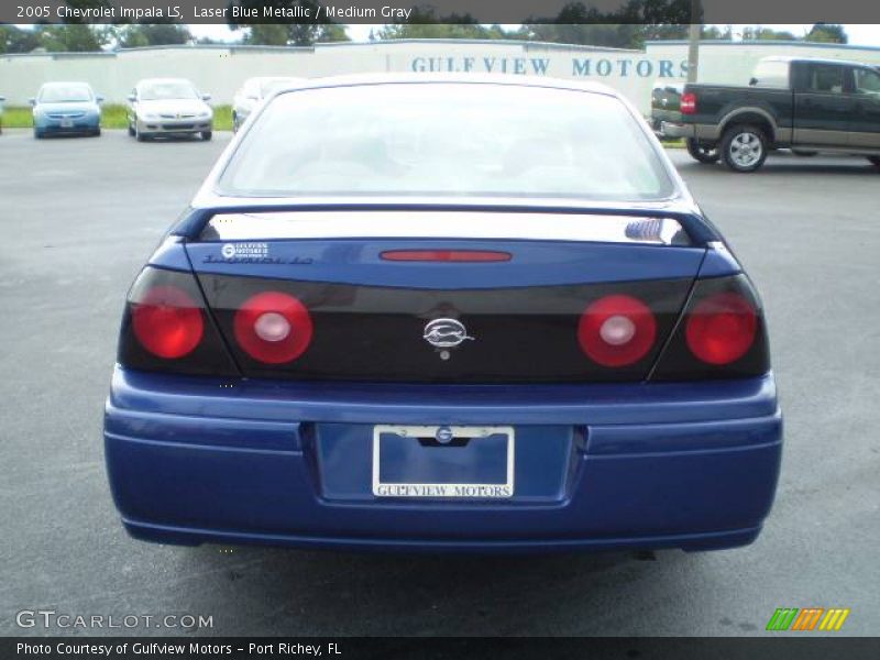 Laser Blue Metallic / Medium Gray 2005 Chevrolet Impala LS