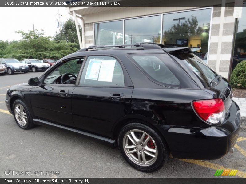 Obsidian Black Pearl / Black 2005 Subaru Impreza WRX Wagon