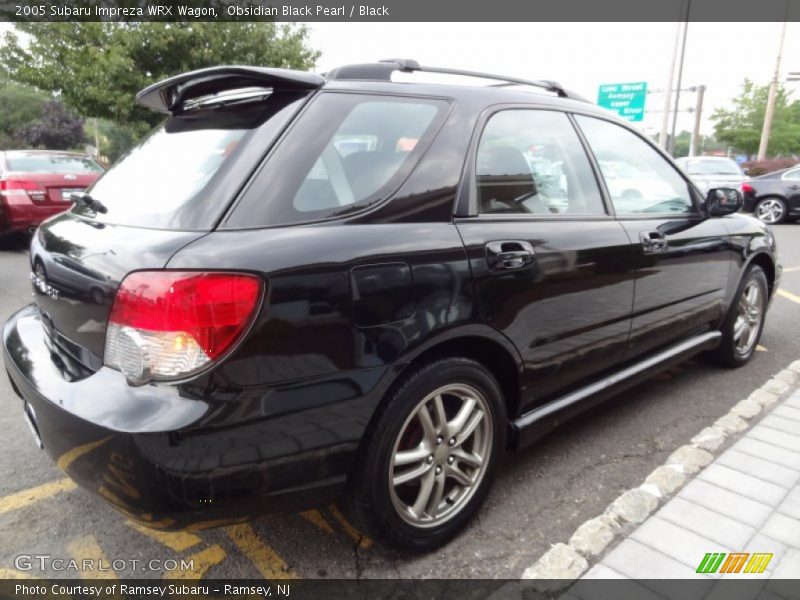 Obsidian Black Pearl / Black 2005 Subaru Impreza WRX Wagon