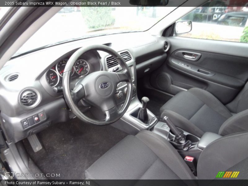 Black Interior - 2005 Impreza WRX Wagon 