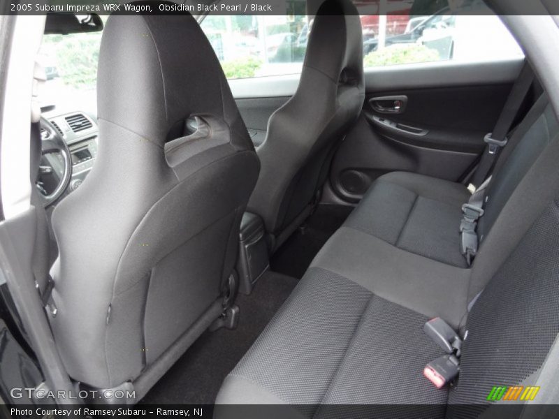 Obsidian Black Pearl / Black 2005 Subaru Impreza WRX Wagon