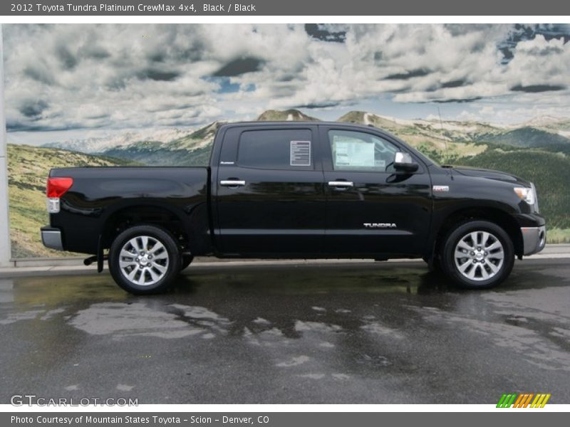 Black / Black 2012 Toyota Tundra Platinum CrewMax 4x4