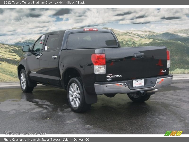 Black / Black 2012 Toyota Tundra Platinum CrewMax 4x4