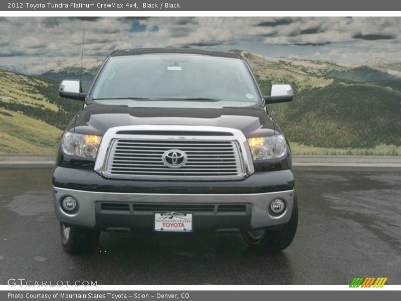 Black / Black 2012 Toyota Tundra Platinum CrewMax 4x4
