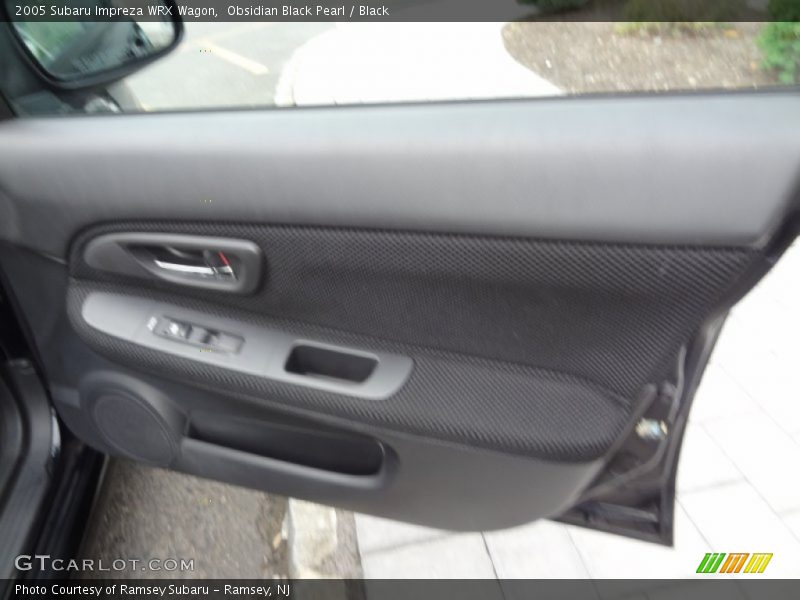 Obsidian Black Pearl / Black 2005 Subaru Impreza WRX Wagon